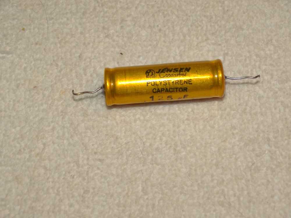 1 x  Jensen Capacitor Pull  .125/126 uF 100wvdc (2 Available)