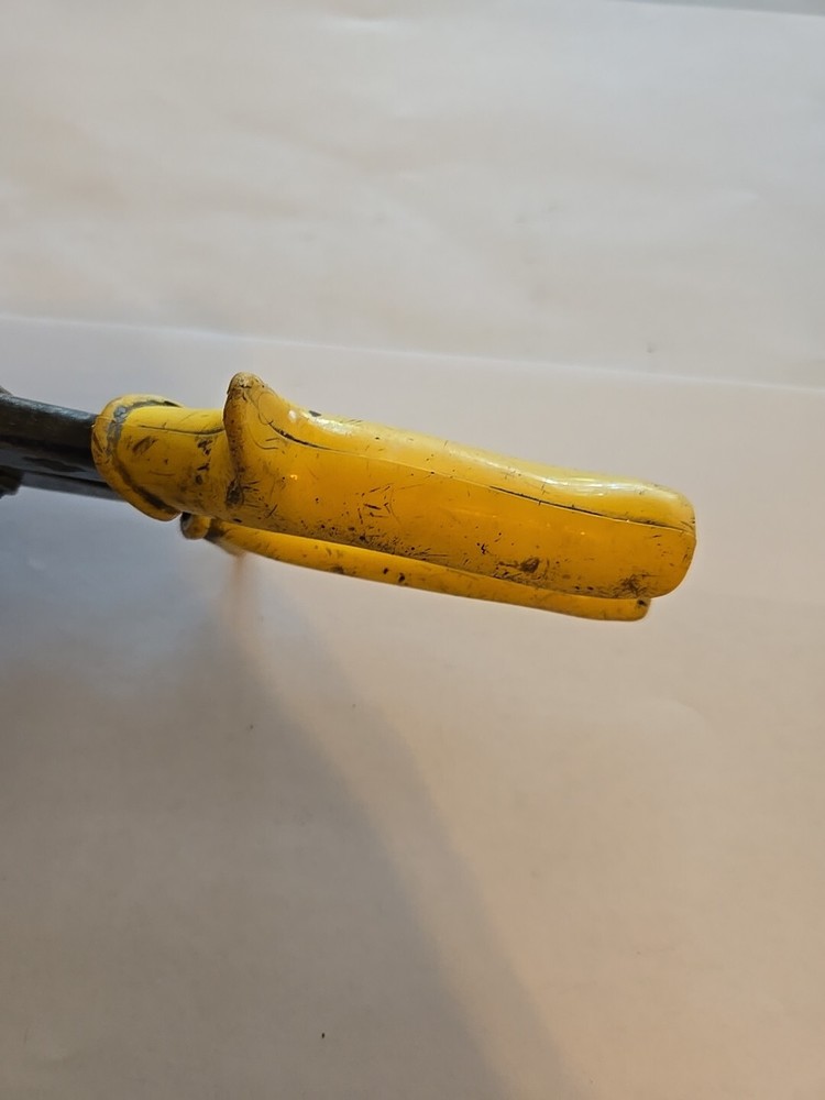 Mac Tools 10" Straight Tin Snips Pliers Yellow Handle Read Ad TS-3