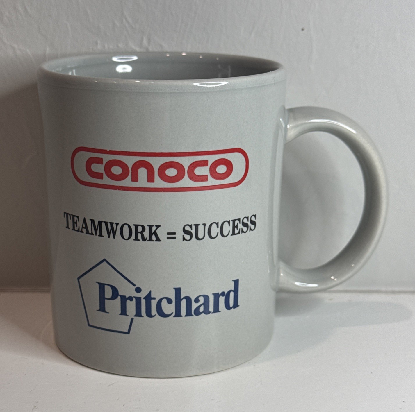 Vintage Conoco Oil Mug Cup /Pritchard / Lake Charles Louisiana / Oilfield Energy
