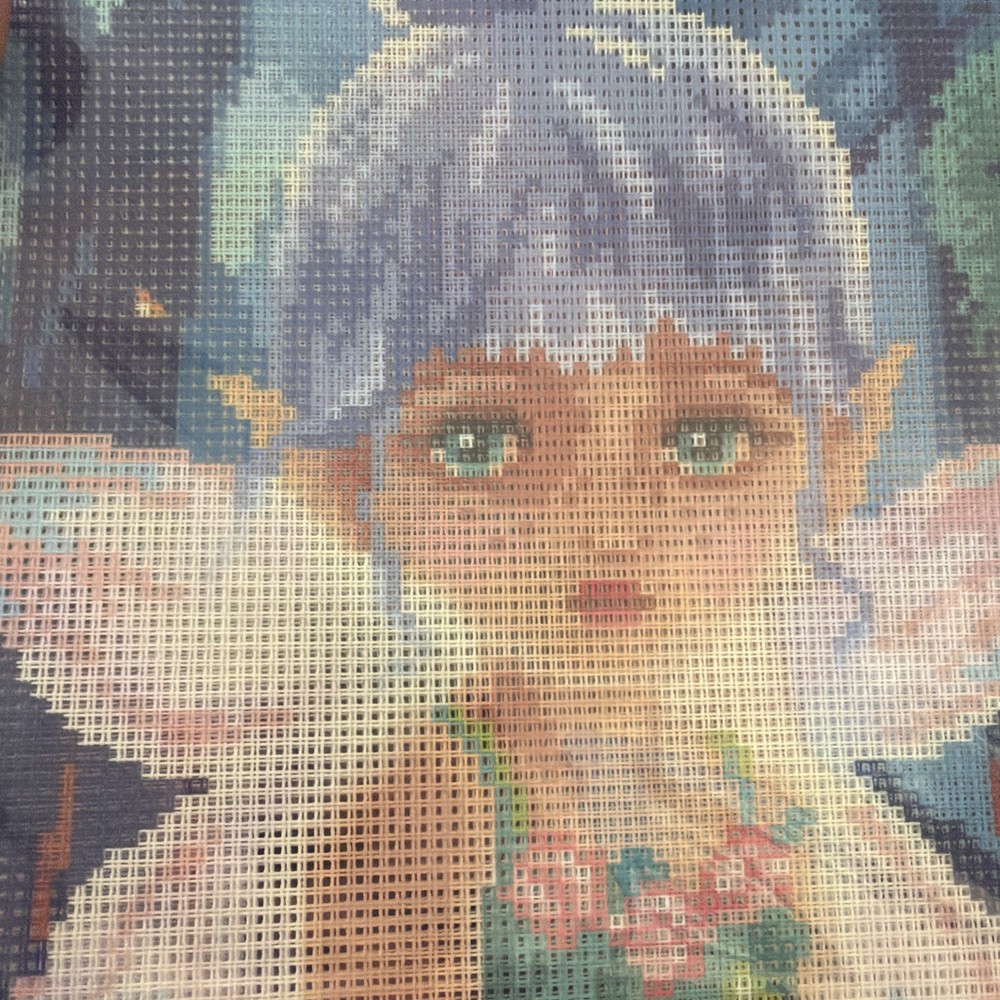 Printed needlepoint tapestry Canvas Only Orchidea 24x51 Cm