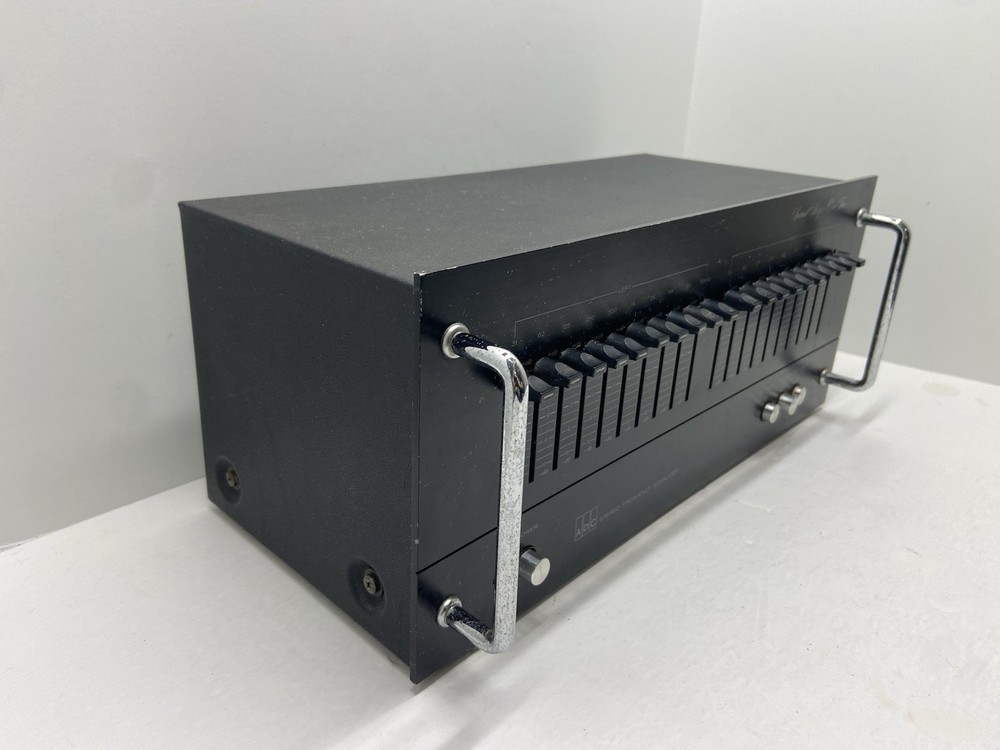 ADC Sound Shaper One Ten Stereo Frequency Equalizer Black Powers On Untested