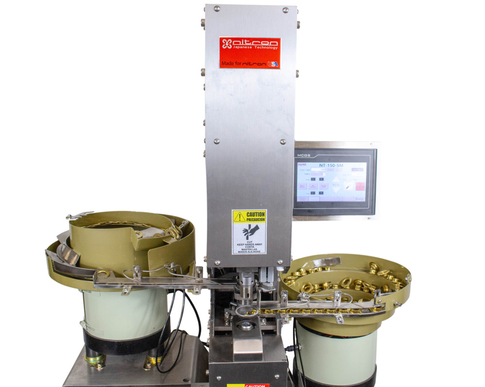 NT-150-SM-FULL AUTOMATIC BIG GROMMET MACHINE