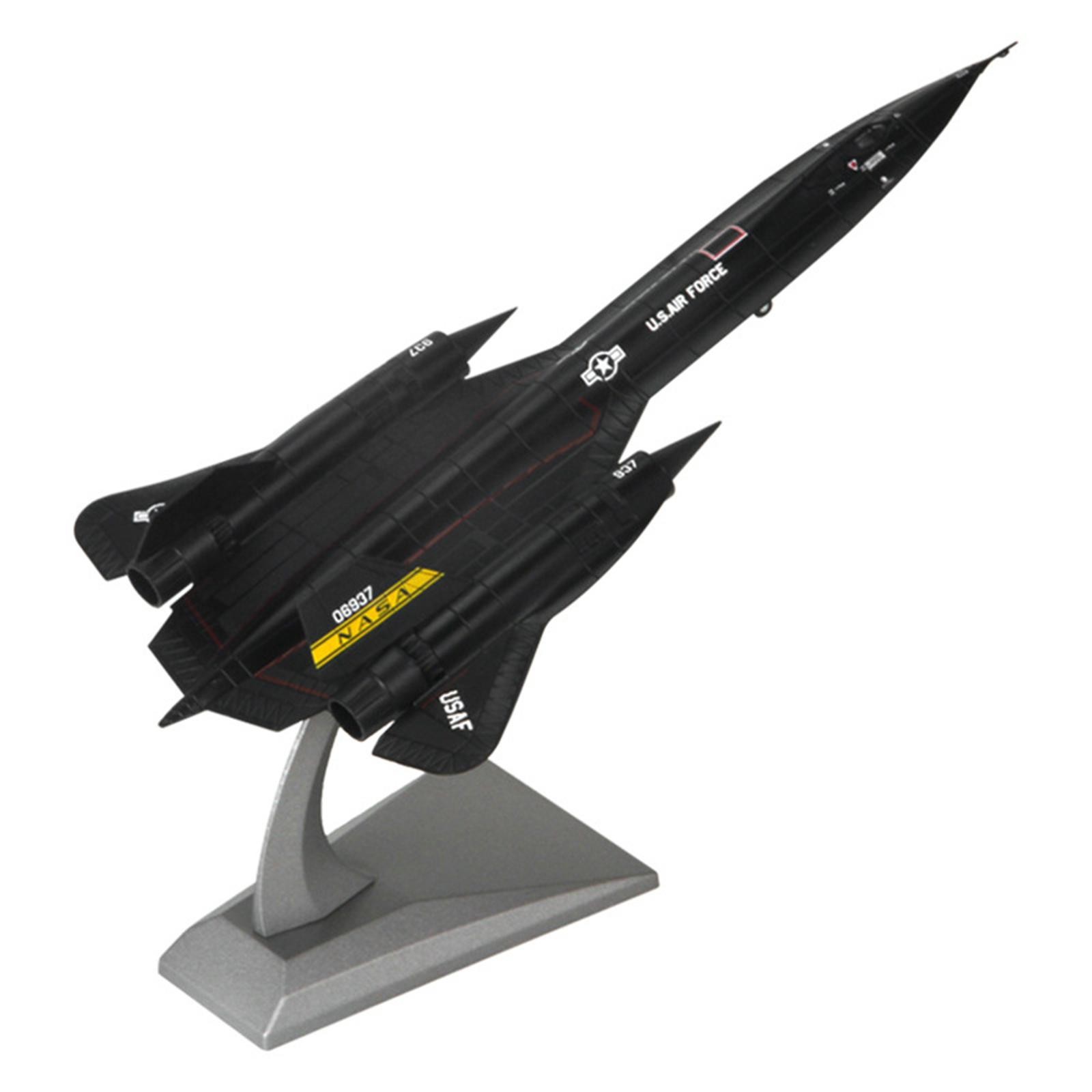 Blackbird SR-71 Alloy Fighter 1:144 Aircraft Model Simulation Military Ornament