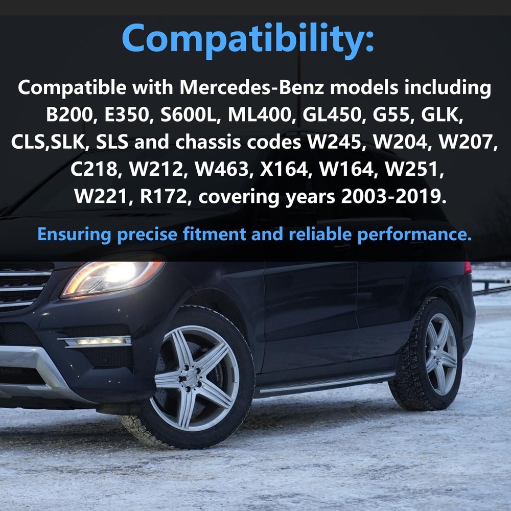 2PCS 5-Pin Multifunctional Control Relay, Compatible with Mercedes B200 E350