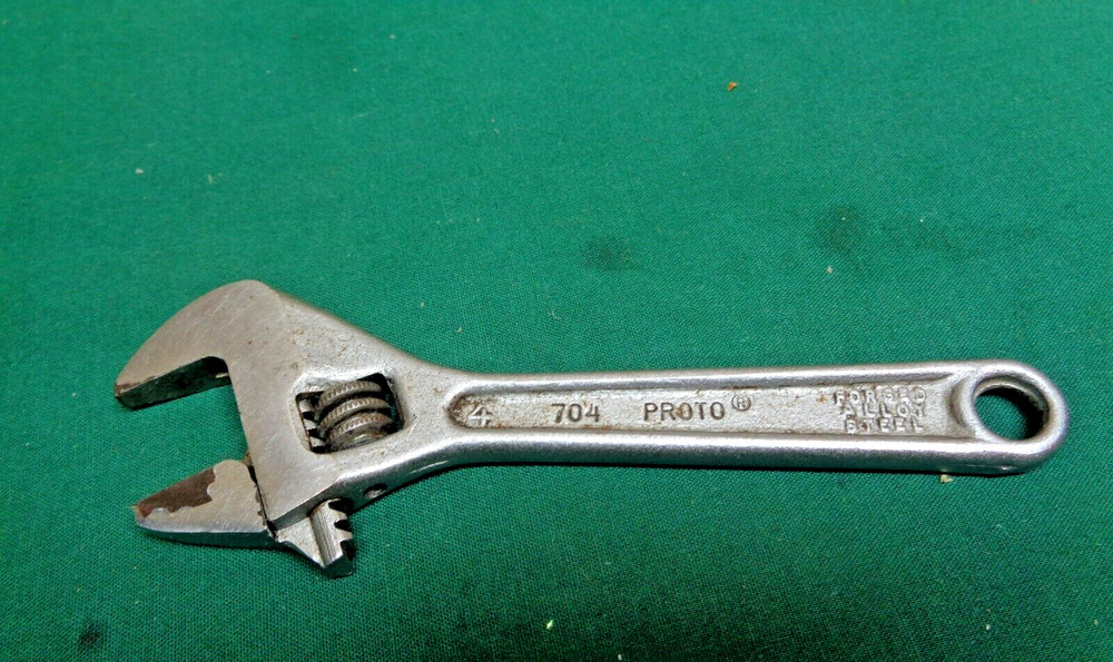 PROTO 4" Adjustable Wrench 704 USA