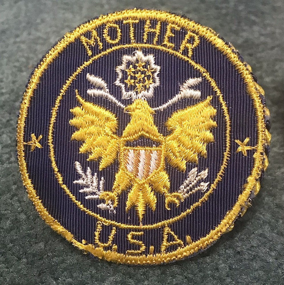 Original WWII USA Mother Patch Mirror In Original Envelope