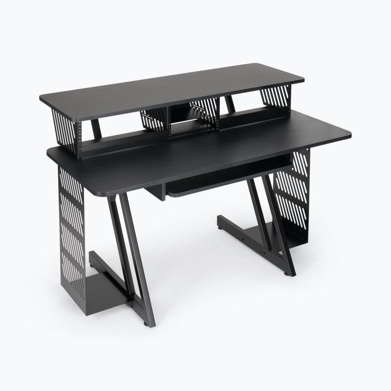 On-Stage WS7700B Large Workstation Desk - Black