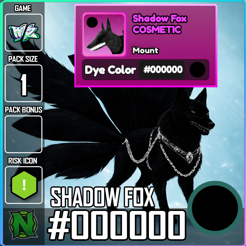 Roblox World Zero WZ - #000000 - SHADOW FOX