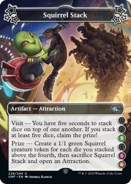 Squirrel Stack (3-5-6) Unfinity 228 MTG LP