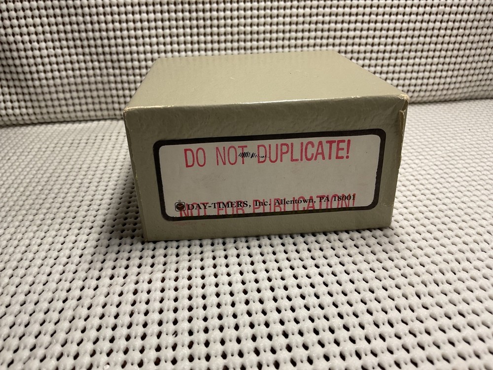 Do Not Duplicate - Not For Publication Rubber Stamp