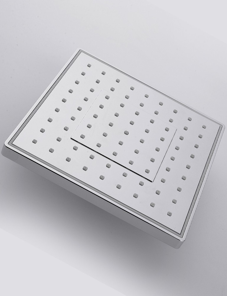 8" High Pressure Square Showerhead with Large Spray Surface- Chrome
