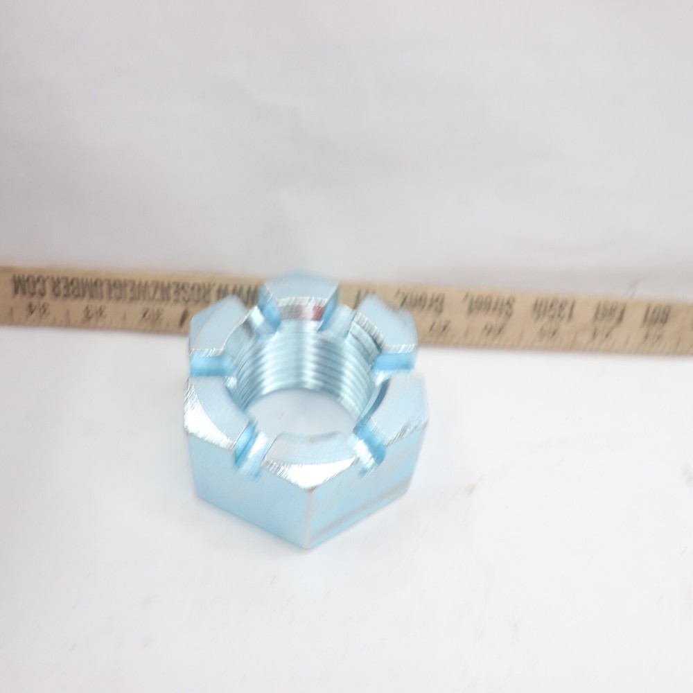 Castle Nut Slotted Castle Black Oxide Grade 2H 2" x 3 1/8" Hex Width