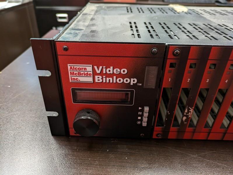 Alcorn McBride Video Binloop 16 Track Audio/Video Reproducer; Empty