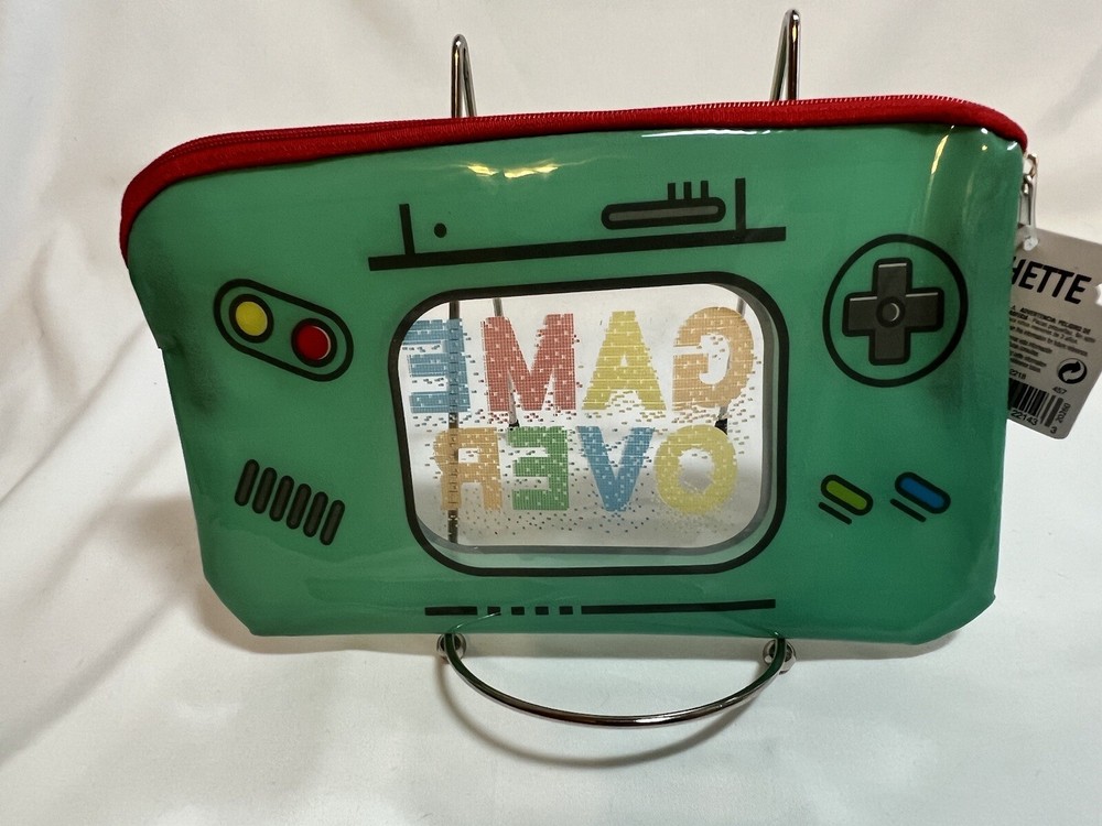 Game Over pvc pouch 5x9 with tags