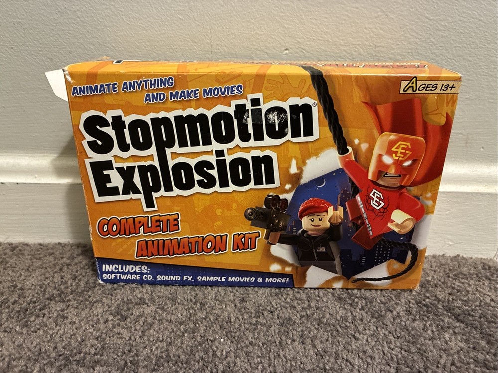Stopmotion Explosion Complete Animation Kit New Open Box