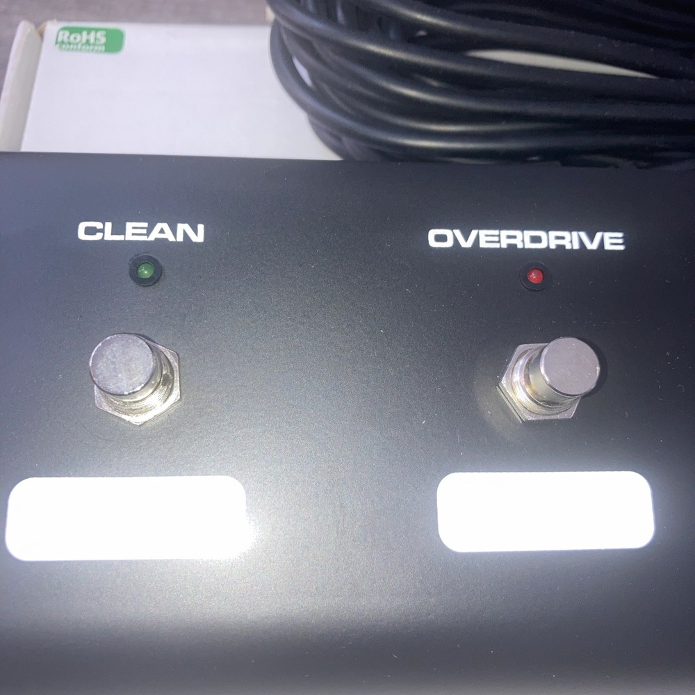 Randall 4 Button Amplifier Pedal Cable Included Clean overdrive Boost FX Loop