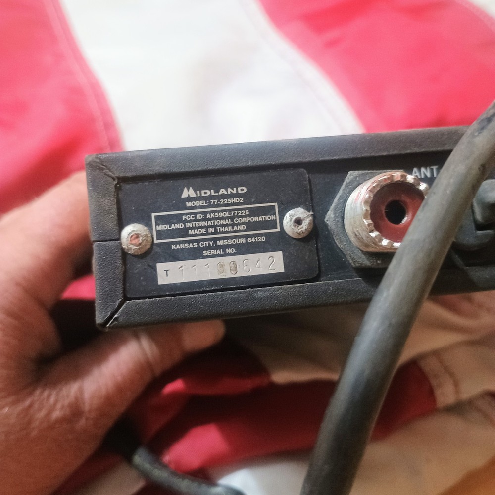 Harley Davidson CB Radio/ Intercom System Pulled From A 1992 Ultra Classic.