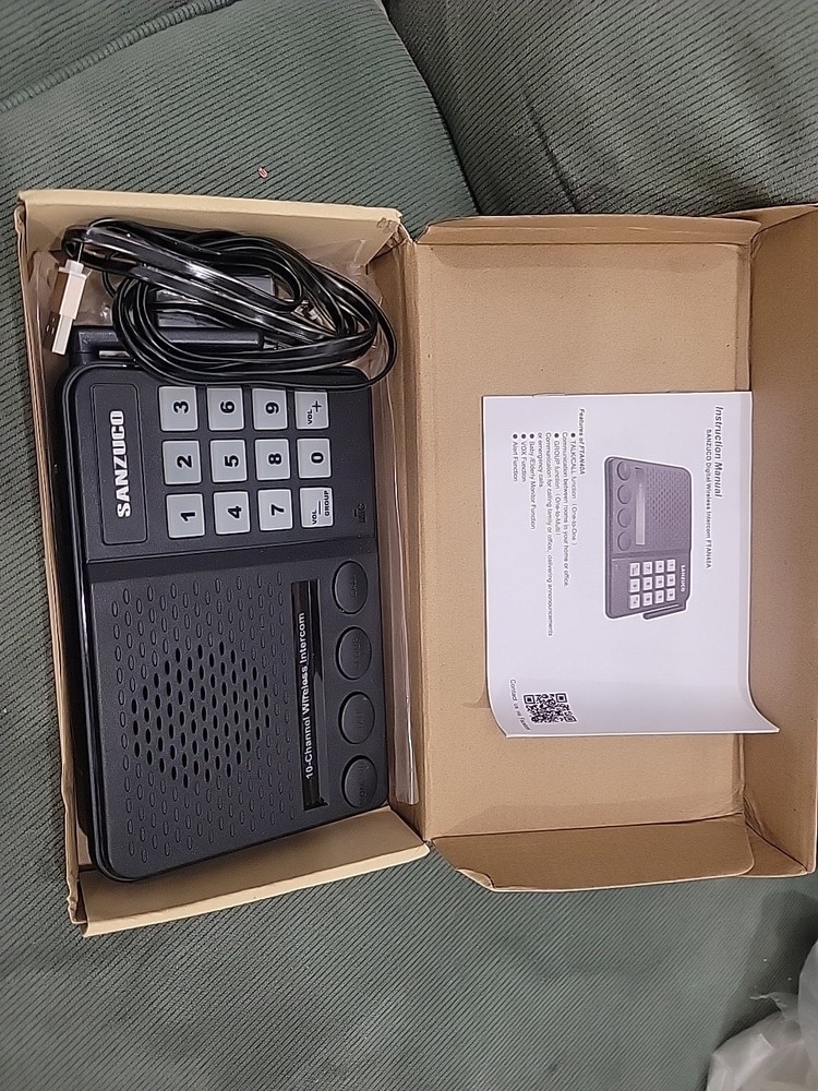 Sanzuco 10 Channel Wireless Intercom FTAN40A--FREE SHIPPING!