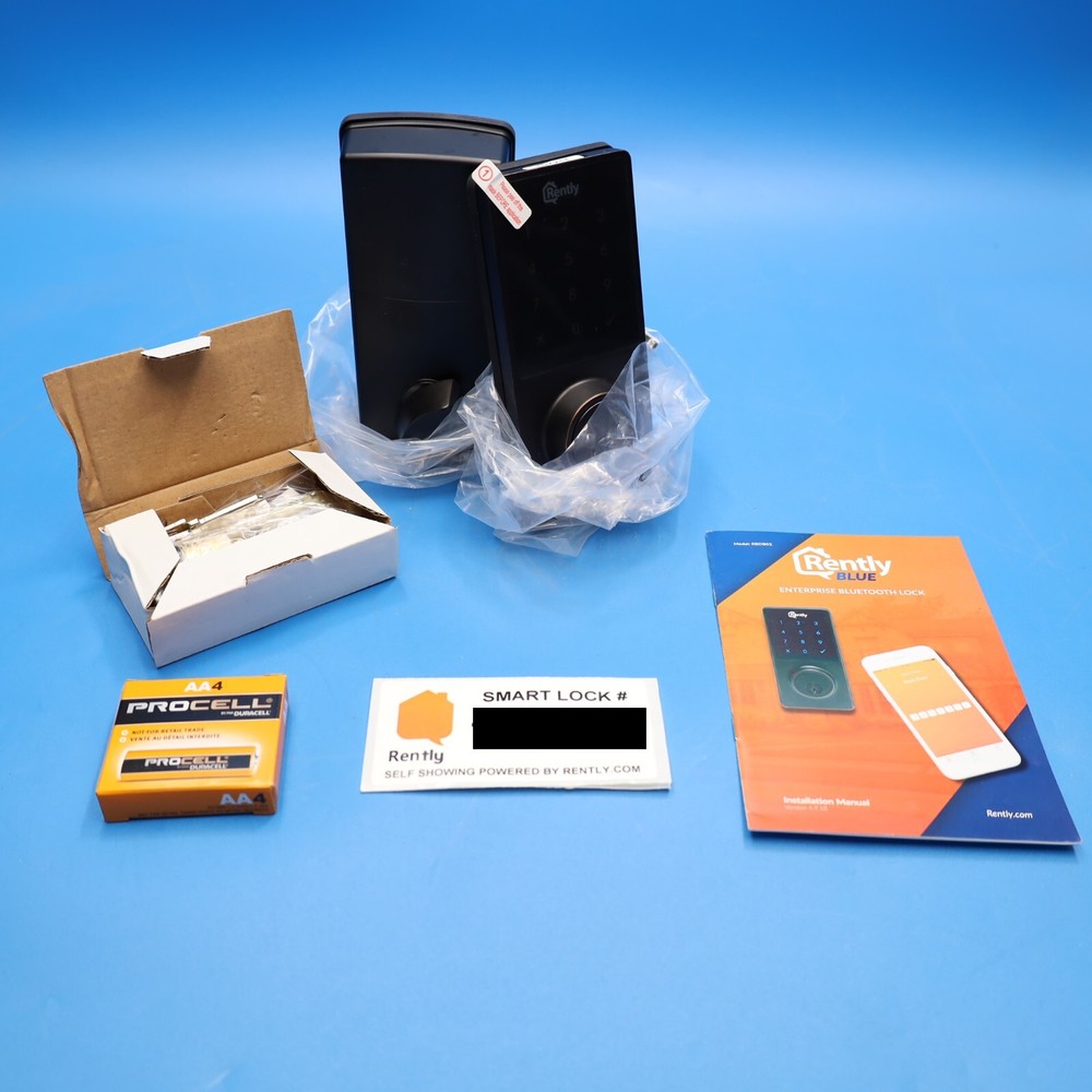 Home Keypad Lock Apartment RENTLYBLUE Enterprise Bluetooth Keyless Code Lockbox