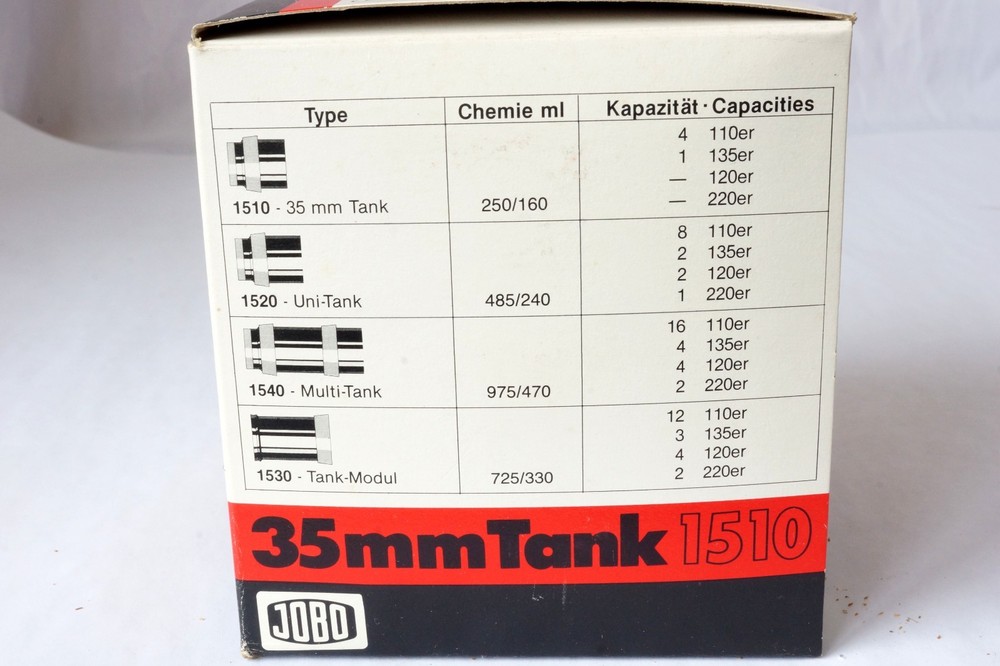 JOBO Tank System 35mm Tank 1510 Film Developing & Processing System New in Box