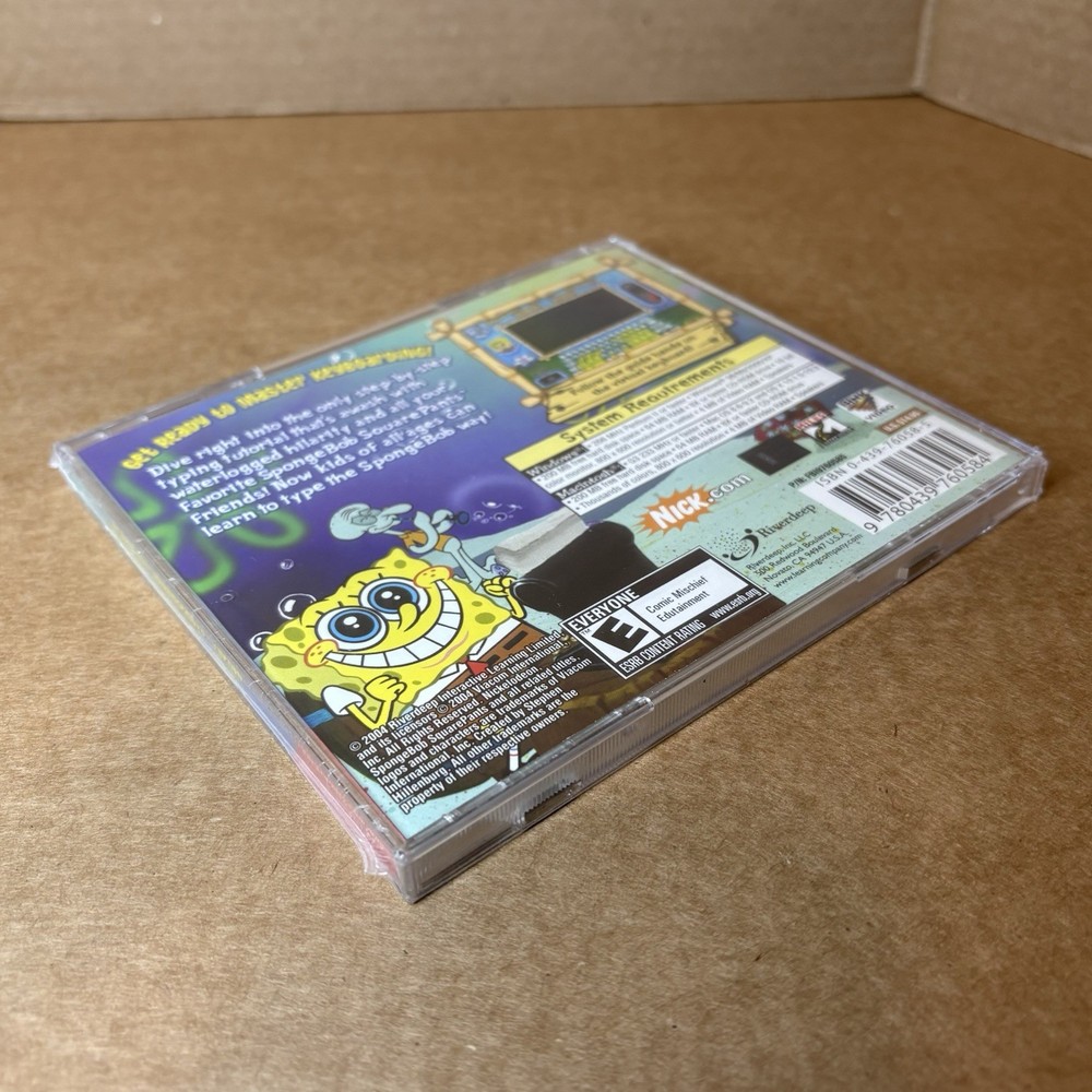 Spongebob Squarepants Typing WIN/MAC CD ROM The Learning Company Keyboarding NIP