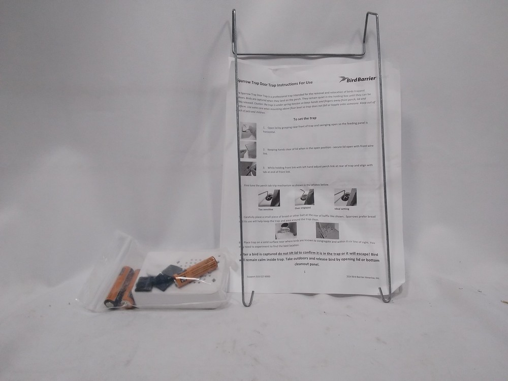Bird Barrier Sparrow Trap Door with Audio Module – Humane Bird Control Solution