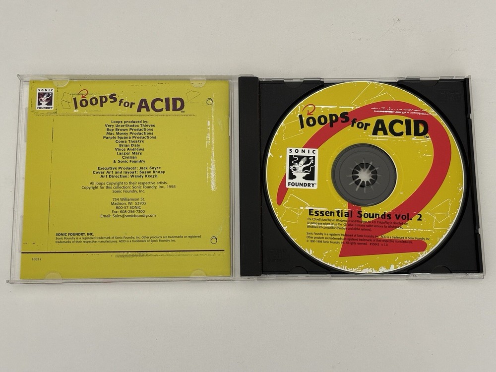 Sonic Foundry Loops for ACID: Essential Sounds Volume 2