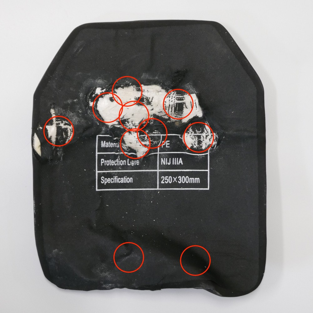 Level IIIA 3A, bullet proof, hard backpack armor 10x12" - lab tested & video