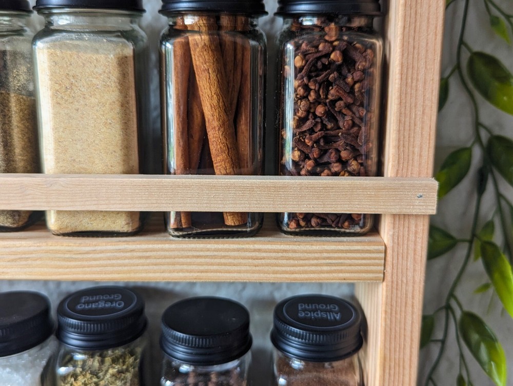 Large 5-Tier Spice Rack for Kitchen, Wall Mounted
