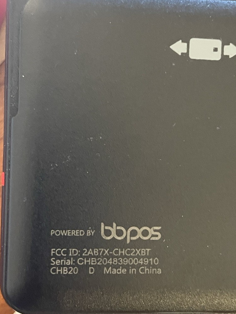 BBPOS Chipper 2X BT Mobile Card Reader Black CHB22 Bluetooth POS with Case+