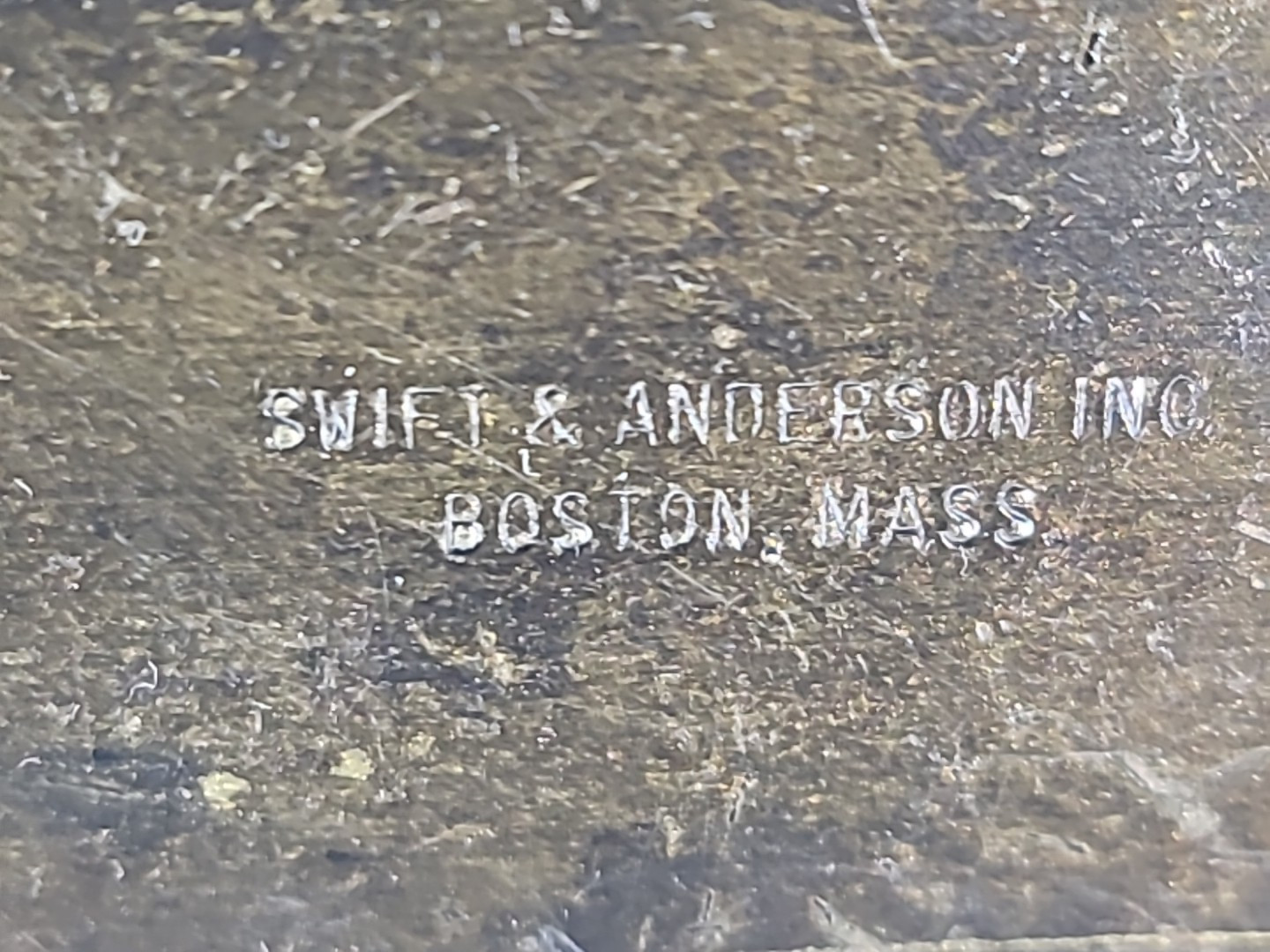 Vtg. Brass Engineering Hand Sight Level Surveying Transit Scope Swift & Anderson