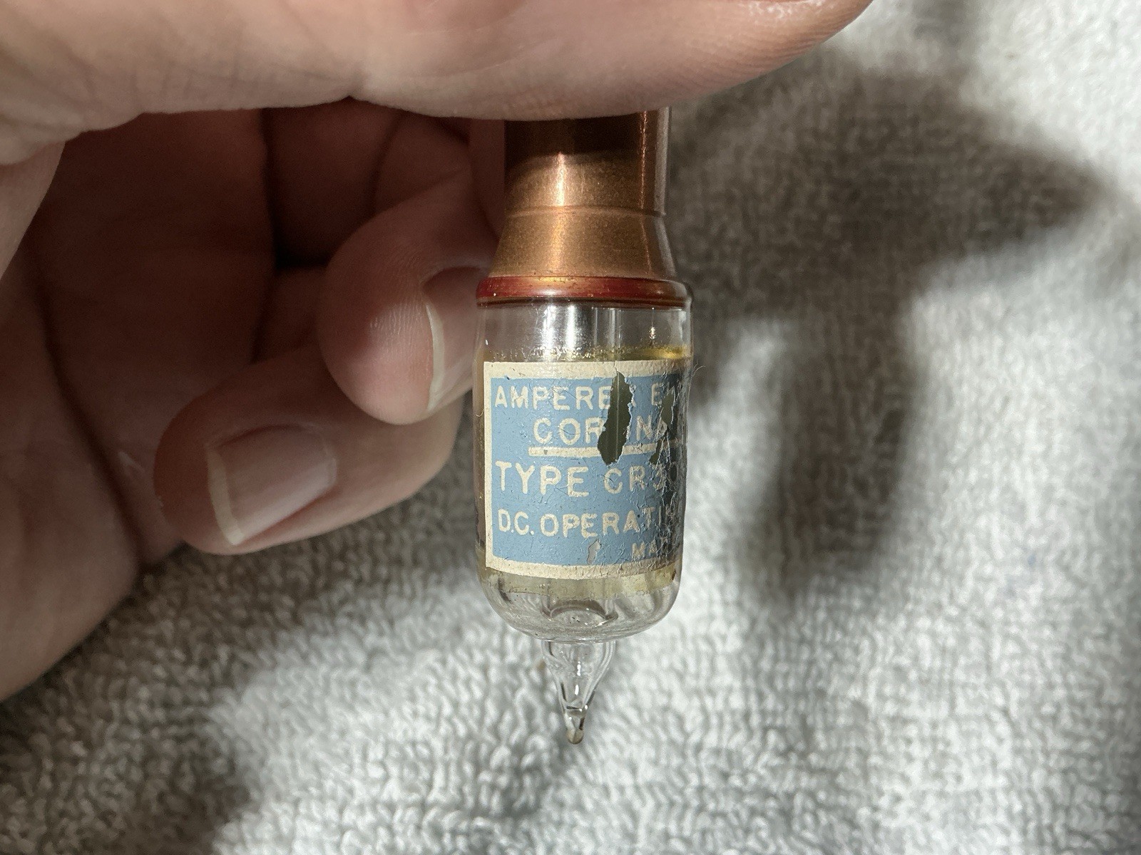 Radiation counter Vacuum Tube AMPEREX CR-300 Tipped Glass Tube Corona Modular