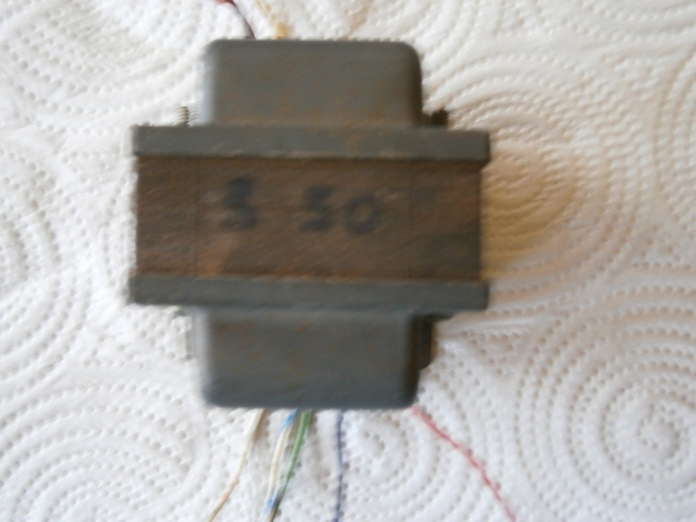 DYNACO Z 237 AUDIO OUTPUT TRANSFORMER, 8k push pull Ultra Linear SHOWN TESTING