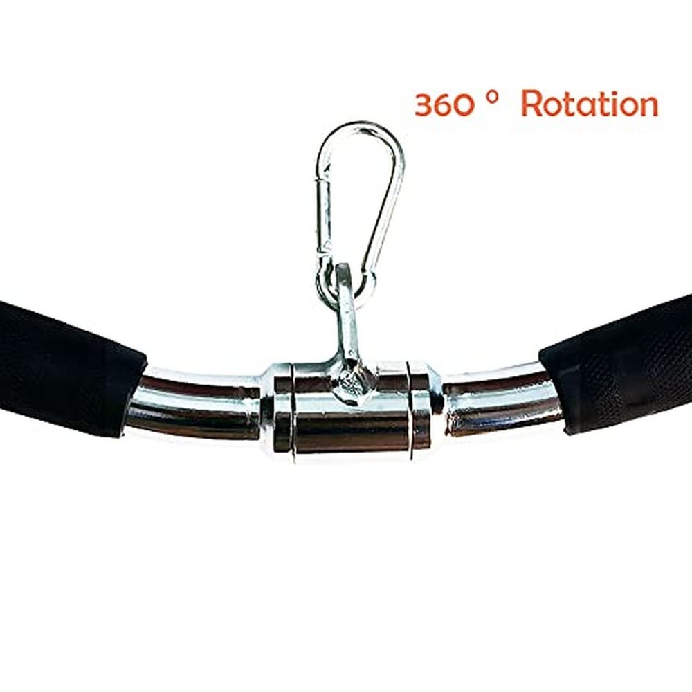 Barbell Multi-Exerciser Cable Attachment For Cable Machines, Lat Pull Down Ba...