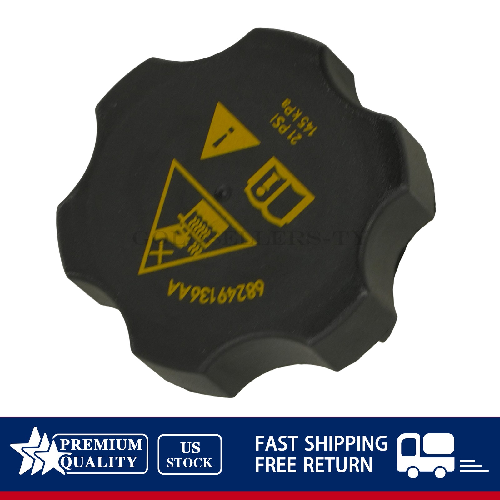 NEW Radiator Coolant Recovery Cap For Chrysler Dodge Jeep Ram 13-21 68442532AA