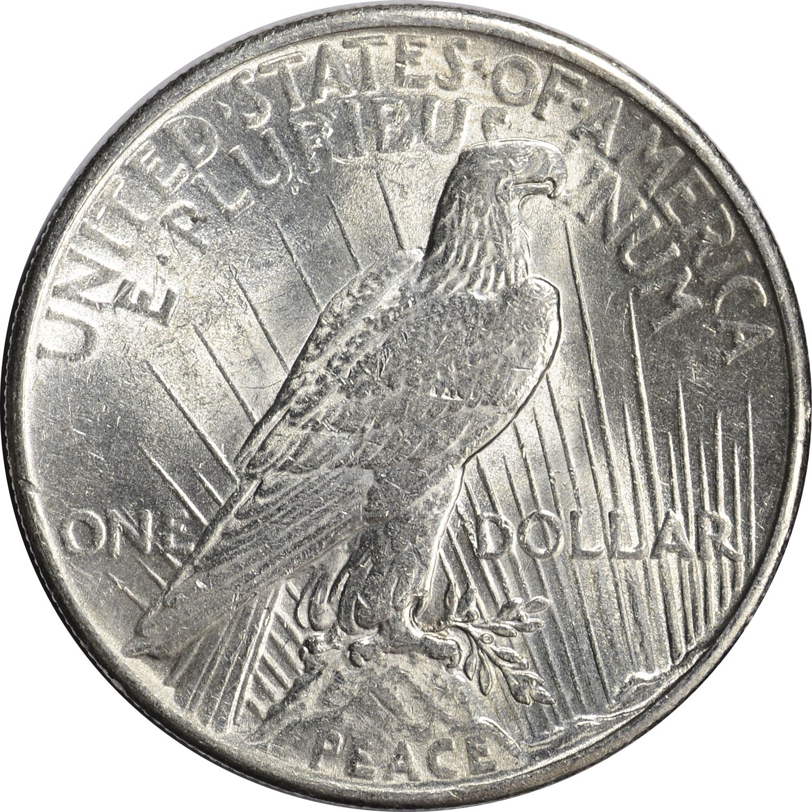 1925 US Peace Silver Dollar $1 - AU