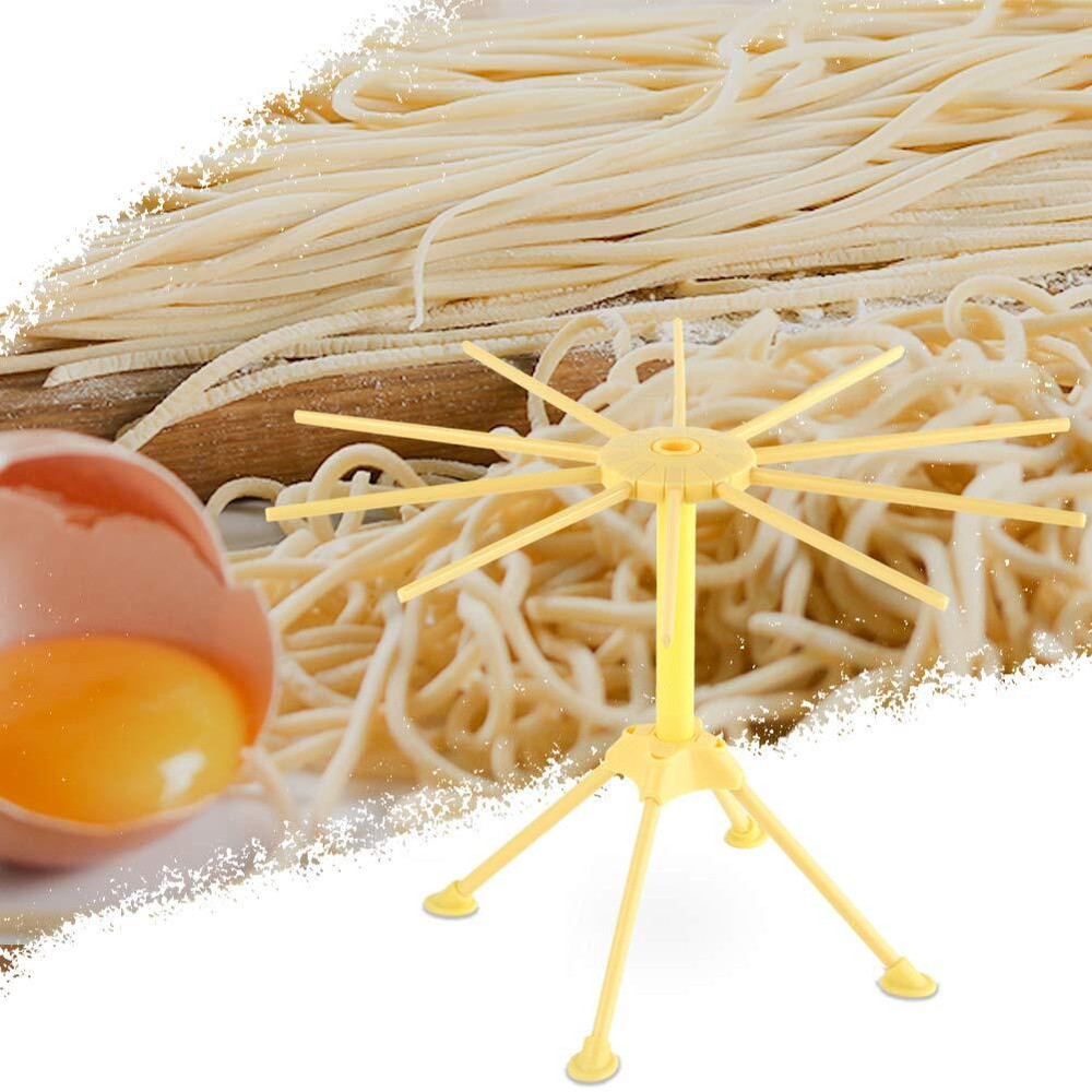 Foldable Pasta Drying Rack, Plastic Collapsible Spaghetti Hanger Noodle Dryer...