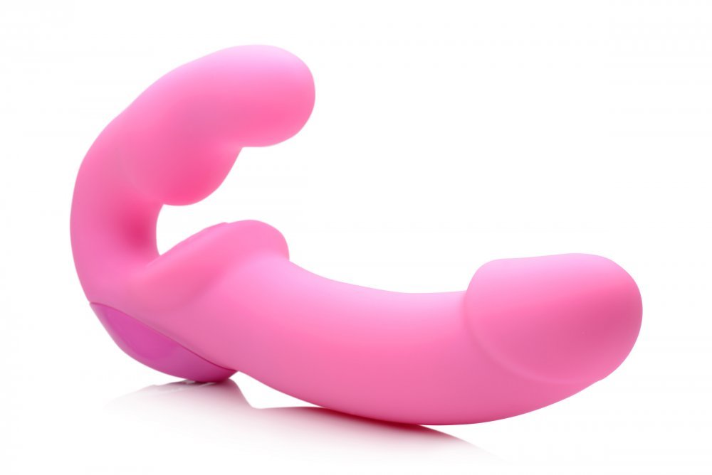 Urge Silicone Strapless strap-on With Remote- Pink