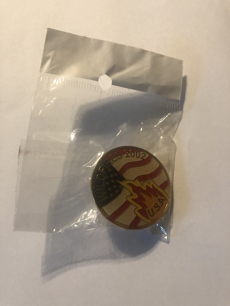 Forest Fire Department Lapel Pinback 2002 WildFires