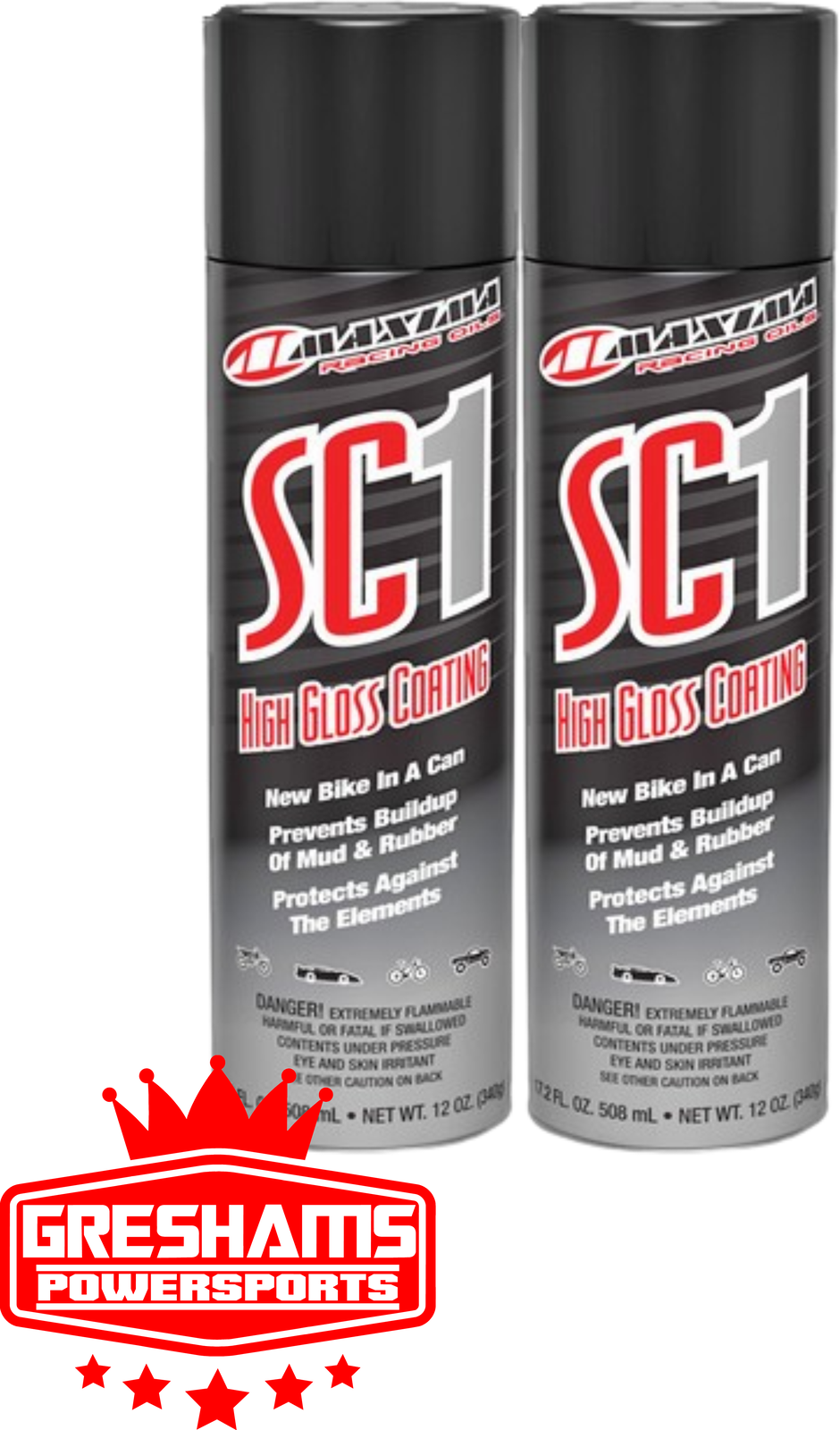 HIGH GLOSS SC1 CLEAR COAT SILICONE SPRAY 17.2 FL OZ- 2 PACK