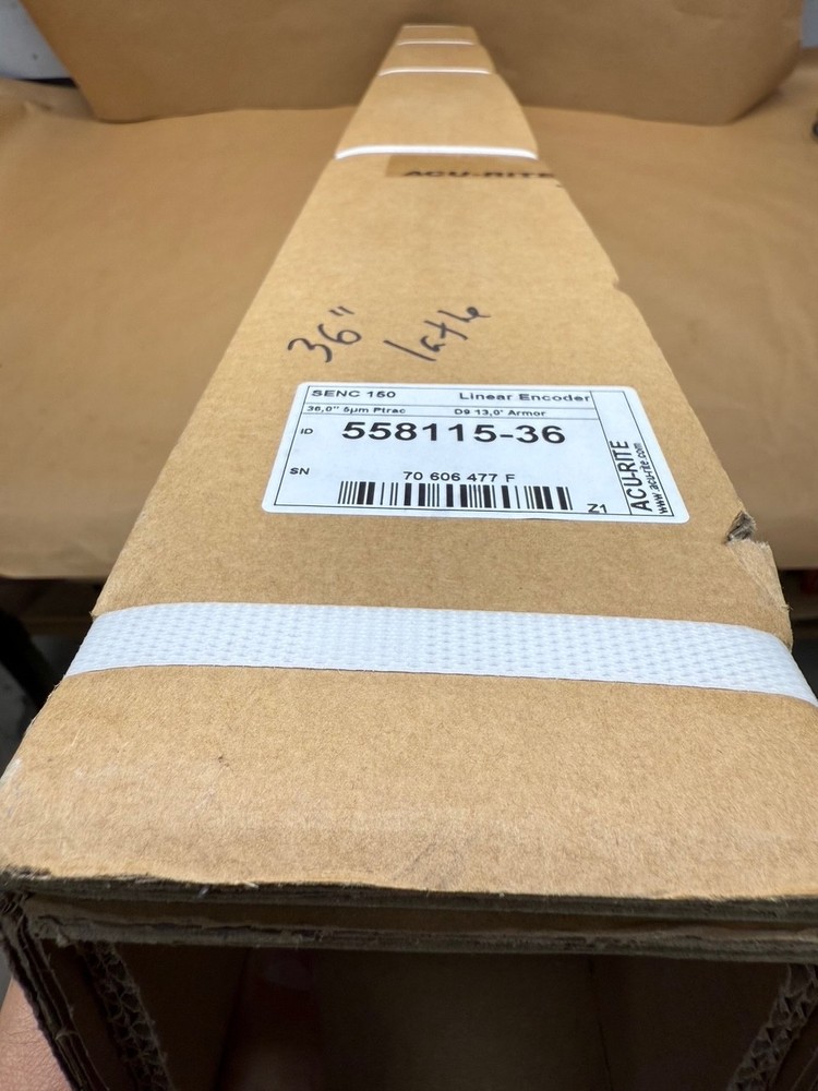 Acu-rite 36" 5UM Linear Glass Scale with D9 13,0 Linear Encoder Armor 558115-36