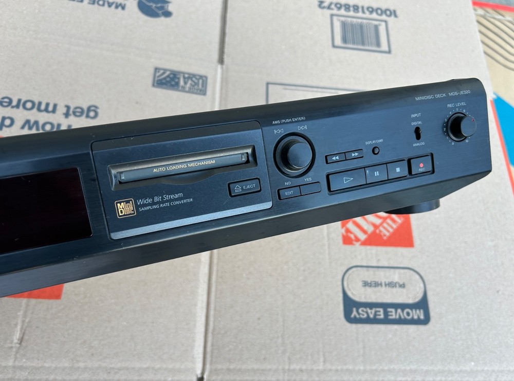 Sony MDS-JE320 MiniDisc Recorder Player AS IS READ