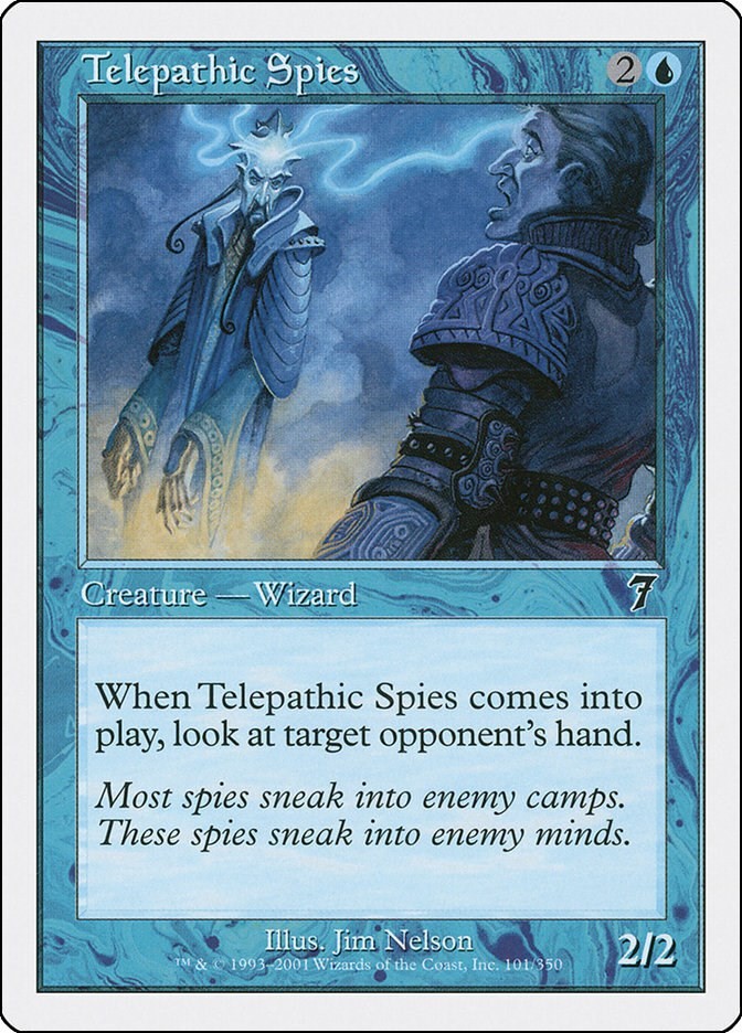Telepathic Spies 7th Edition 101 MTG MP