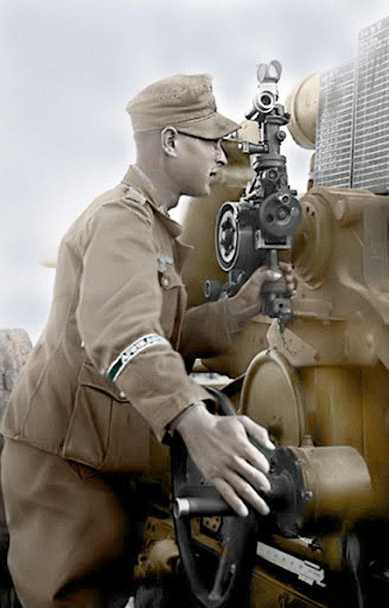 WWII GERMAN 'AFRIKAKORPS' CUFF TITLE