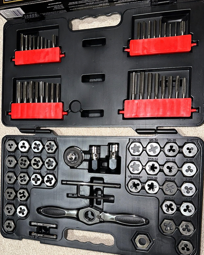 GEARWRENCH 3887 - SAE/Metric Ratcheting Tap and Die Set - 77 Piece