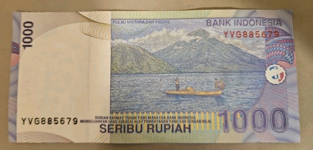 2000 Indonesia 1000 Rupiah Note