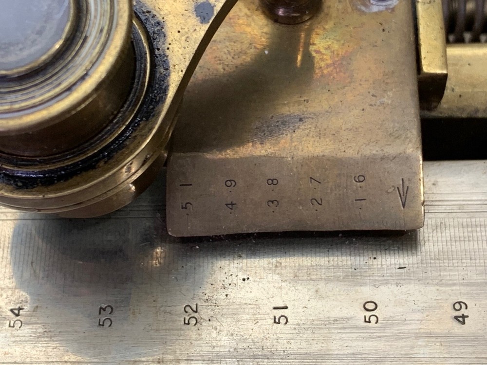 BRASS & GERMAN SILVER MEASURING DEVICE METRIC ???