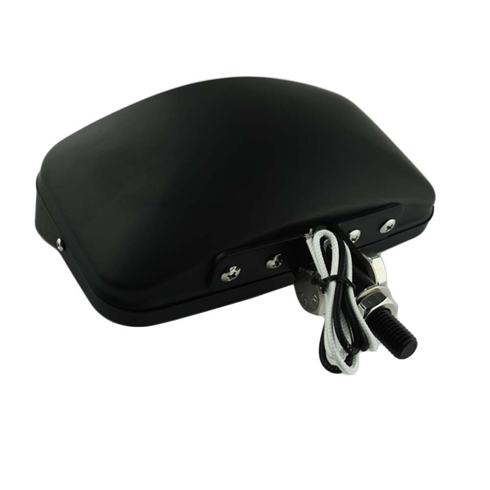 Retro Motorcycle Headlight Black Rectangle Lamp Custom For Harley Cafe Racer