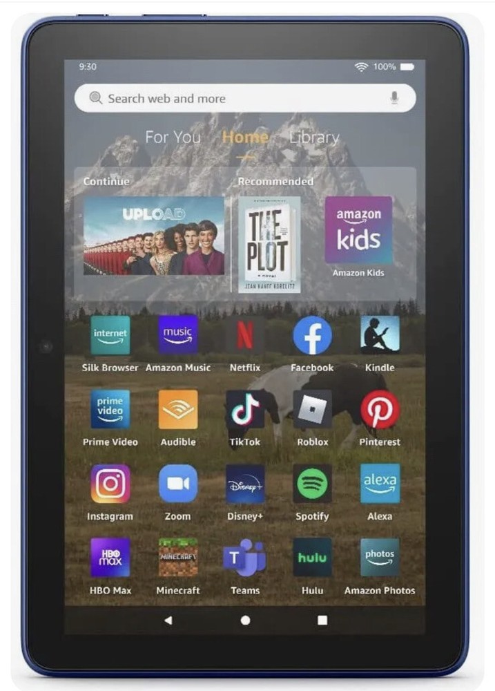 New Amazon Fire HD 8 tablet, 32 GB, 12th gen 2022 release, Denim