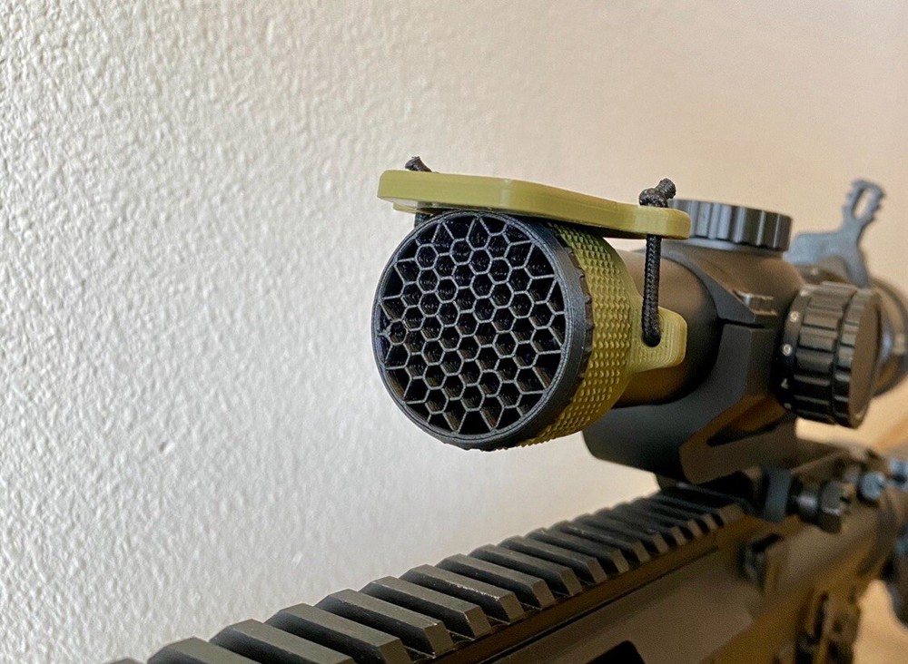 CUSTOM ARD (Anti Reflective Device) Killflash Elastic Flip Cover LPVO Scope